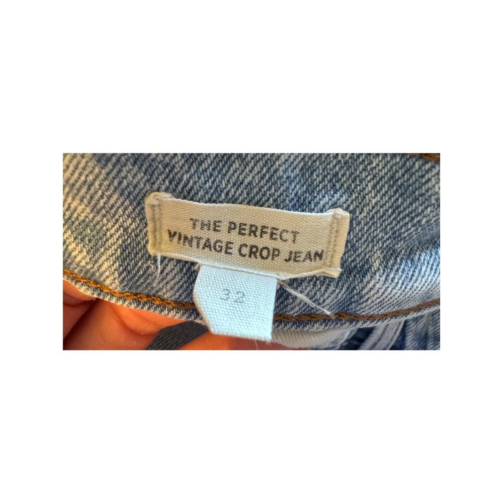 Madewell "The Perfect Vintage Crop Jean" Size 32 - Picture 4 of 8